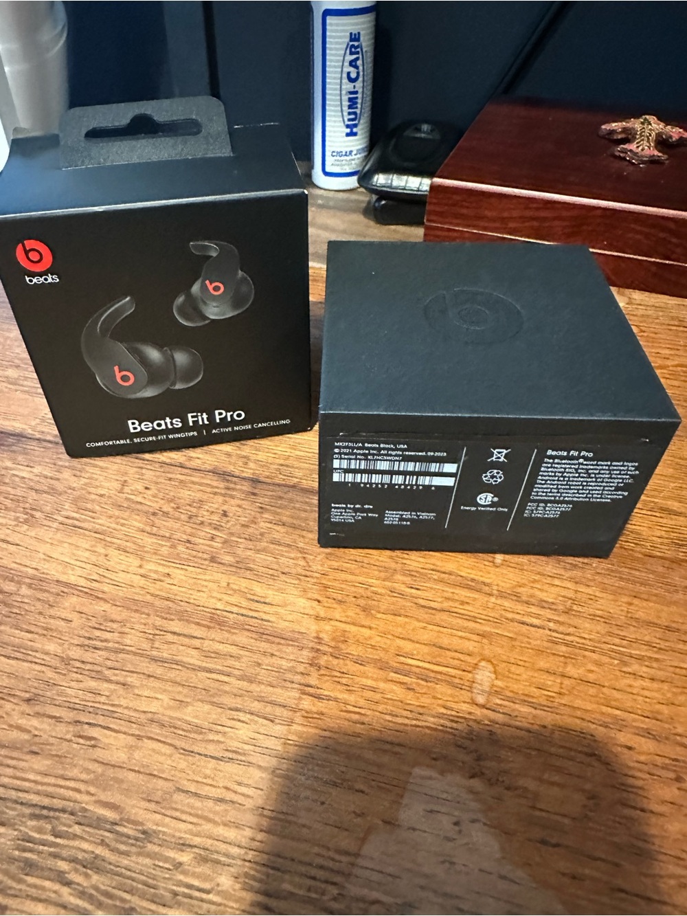 Beats by Dre Beats Fit Pro Wireless Earbuds in Black with Red Logo